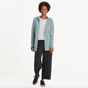 Life is Good Solid Crusher-FLEX Cardigan in Smoky Blue